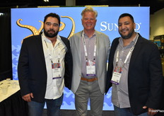 Pedro Balderrama, JC Myers, and JC Barrionuevo with SunFed.