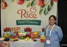 Alma Jacuba with Rice Fruit Company.
