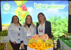 Sandra Longoria, Brenda Covarrubia, and Jackie Carrillo with SiCar Farms.