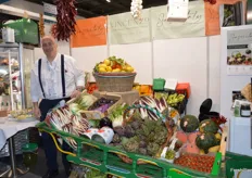 Vincento’s imports fresh produce from Italy, Spain and France and sells directly to hotels and restaurants who look for good quality produce. Vincento Zaccarini was at the stand with some of the beautiful produce.