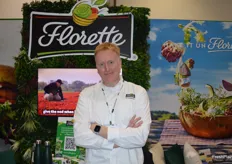 Florette was also in the fresh produce section promoting the Florette Food Service range. The aim is have a short supply line with the right quality year-round. Gwyn Jones was at the stand.