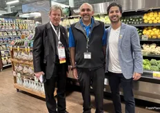 Left to right: Rob Johnson from Country Grocer who led the tour; Nav, Save-On-Foods Store Manager; Gopal K. Gupta of City Wide Produce