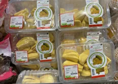 Packages of jackfruit flesh, direct from Thailand.