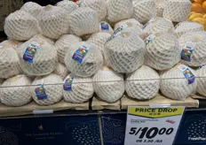 Young Thai coconut on special at 5/$10.