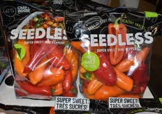 Seedless super sweet mini peppers are the latest product introduced by Pure Flavor.