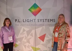 Karen Demay and Roxanne Sponchia with P.L. Light Systems.