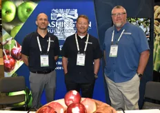 After successfully exhibiting at CPMA for the first time last year, Washington Fruit Growers is back for the second time. From left to right: Troy Howard, Steve Smith and Dan Davis.