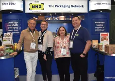 Len Boot, Lene Hultén, Elaine Cartwright and Michael Mikan with NNZ Packaging.