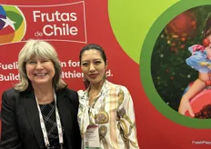 Frutas de Chile’s Chris Yli-Luoma and Menuka Shrestha.