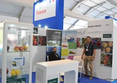 Hamza Abdelkhalek, from French company Sarlat, offers crop care products and agricultural equipment.
