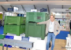 Maurizio Loroni, of Fez-based Italian company Solution. The company sells plastic crates for agricultural use on the Moroccan and African markets.