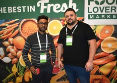Shravan Premchan from Greenfresh and Jason van Tonder, business development manager at Redfern Labels.
