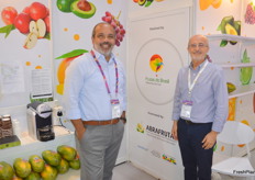 Brazil's Abrafrutas had Jose Eduardo Brandao Costa and Jorge Luis Raymondo De Souza at their country pavilion.