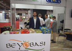 Mert Balik, logistics manager of CENA. They export figs, grapes and pomegranates, among other fruits.
