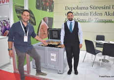 Levent Gul of OCS Ozon was visiting FreshSense CEO Baran Baykurt Emiroglu at the FreshSense stand.