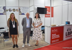 Zeynep Baysari, Peter van der Kilft and Begum Buke at the combined stand of LBP and RAAD