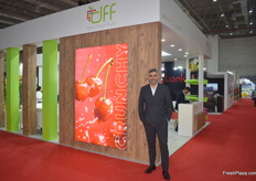 Alper Kerim, owner of Demir Fresh Fruits. They export apples to India and cherries to the European markets. Kerim stated that the apple trade has been difficult, due to the increased transit time resulting from the Red Sea blockade. 