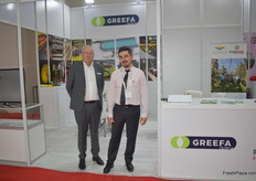 Hans Reimerink and Ali Molla of Greefa Turkey, a grading and packaging machine manufacturer.