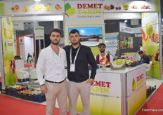 Tahir and Ihsan Dundar of Demet Tarim. These brothers focus on pears, peaches, figs.