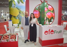 Ali Efe of Efe Fruit. This company exports pomegranates, quince and apricots to Germany, the UK and the Netherlands, as well as other European countries.