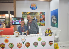 Ramazan Kilicli and Halil Mete Toprak of Mersin il Tarim. They make various products with the fruits they produce.
