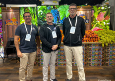 Michael Reimer, Darrin Kirk and Dave Maddux with Brandt Farms.