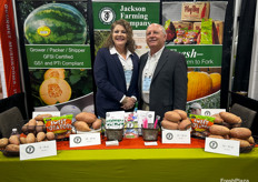 Jackson Farming Co.’s Michelle Jacobs and Ray Anderson.
