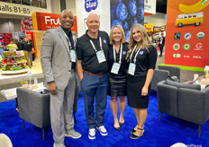 Kevin Hamilton, Kasey Cronquist, Amanda Griffin and Mandy Boarman of the U.S. Highbush Blueberry Council.