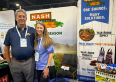 Thomas Joyner and Randi Rick with Nash Produce.