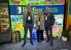 Brandon Rankin, Kailey Wells and Scott Jones of King Fresh Produce.