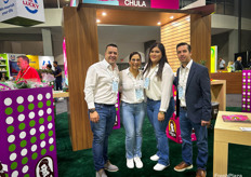Jose David Gonzalez, Daisy Curiel, Karina Cano and Augustin Olivera of Chula Brand.