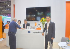 Danny Chui, office manager and sales director of Hapag Lloyd