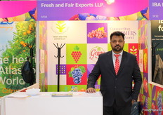 Ankit P Thakkar of India’s Fresh and Fair Exports, presented bananas, grapes, and pomegranates marketed under the Grapy brand across Europe and Asia.