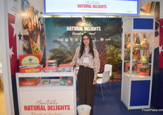 Elsa Salazar of Bard Valley Date Growers. They send dates to South East Asia, like Indonesia, Malaysia and Singapore.