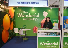 Yehidy Gomez of the Wonderful Company. They export pomegranates and arils, among other fresh produce and pistachios. For pomegranates, arils are a Hot item in Korea and Japan, due to the eating convenience.