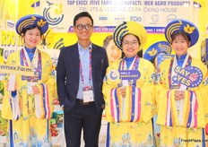 The Comex Farm team from Vietnam present an array of fresh and dried fruits, exported to India, Dubai, Portugal and Australia.