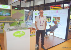 Avner Shohet of 2B Fresh. The Israeli company exports their microgreens to Hong Kong, Singapore and the UK.