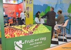 The Interfel stand, where lots of meetings where held.