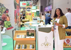 Flora Nabugare, managing director of Avo Plus, Tanzian avocado exporter. The company is new to the Asian market.