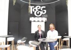 Zara Buck and Mike Shaw from the German company BayWa. The company exports apples, berries, grapes, citrus and tomatoes to the global market