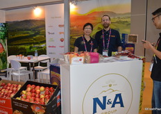 Castle Chan and Geoff Hagarty at the NA Group stand.