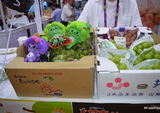 Beautiful big grapes from Japan