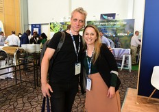 Michiel Bruggeman (Bee-Tech Group) and Wiesie Burger of BerryWorld