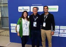 Yamile Rázuri of Greenyard Austria, Julio Zavala of Fall Creek Peru and Luis Miguel Vargas of Proarándanos, Peru