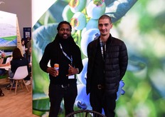 Members of the sound crew Tatenda Bisai and Marc Mountjoy