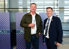 Craig Schaeffer of Core Fruit with BerriesZA CEO Brent Walsh