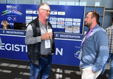 William Gibson of Tessenderlo Kerley International and Douglas Cox of Hazedale Enterprises in Zimbabwe