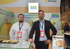 Daniel Villar Romero and Benjamin Singh with Food Freshly.