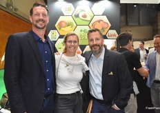 Thomas Dannapfel, Kerstin Meyer, and Garo Hambarsounian with ABC Fresh.