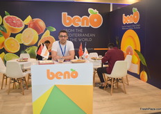 Umut Yasin Pürcek of Beno. They export citrus from Turkey.